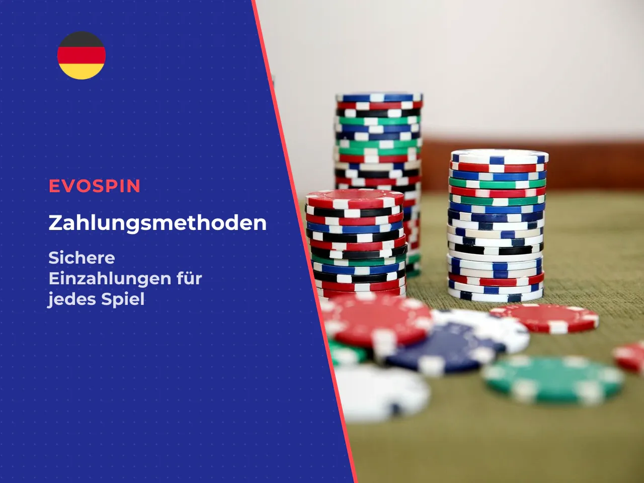 Zahlungsmethoden für die erste Einzahlung und