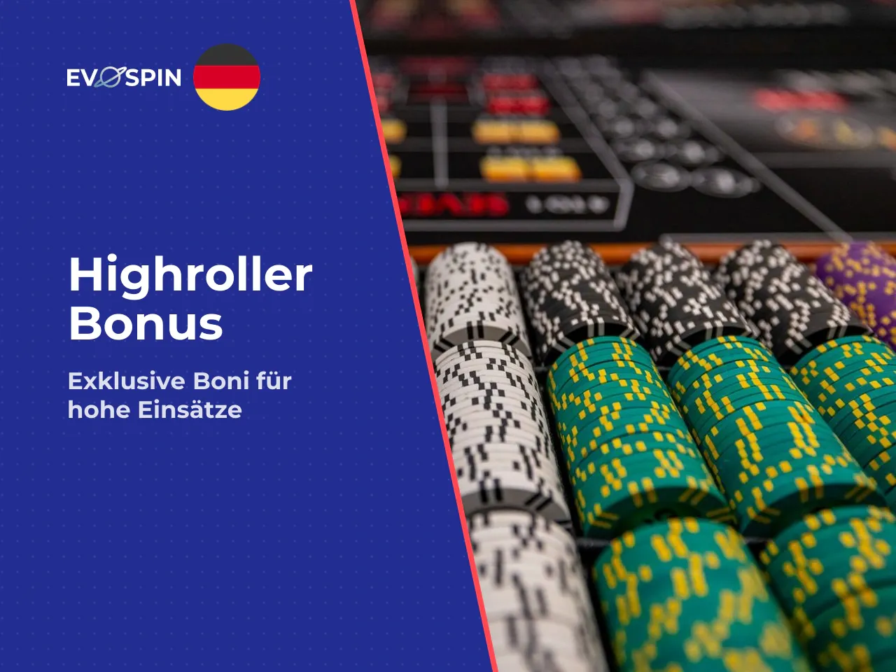 Highroller-Willkommensbonus Für Spieler mit höherer Einsatzerwartung