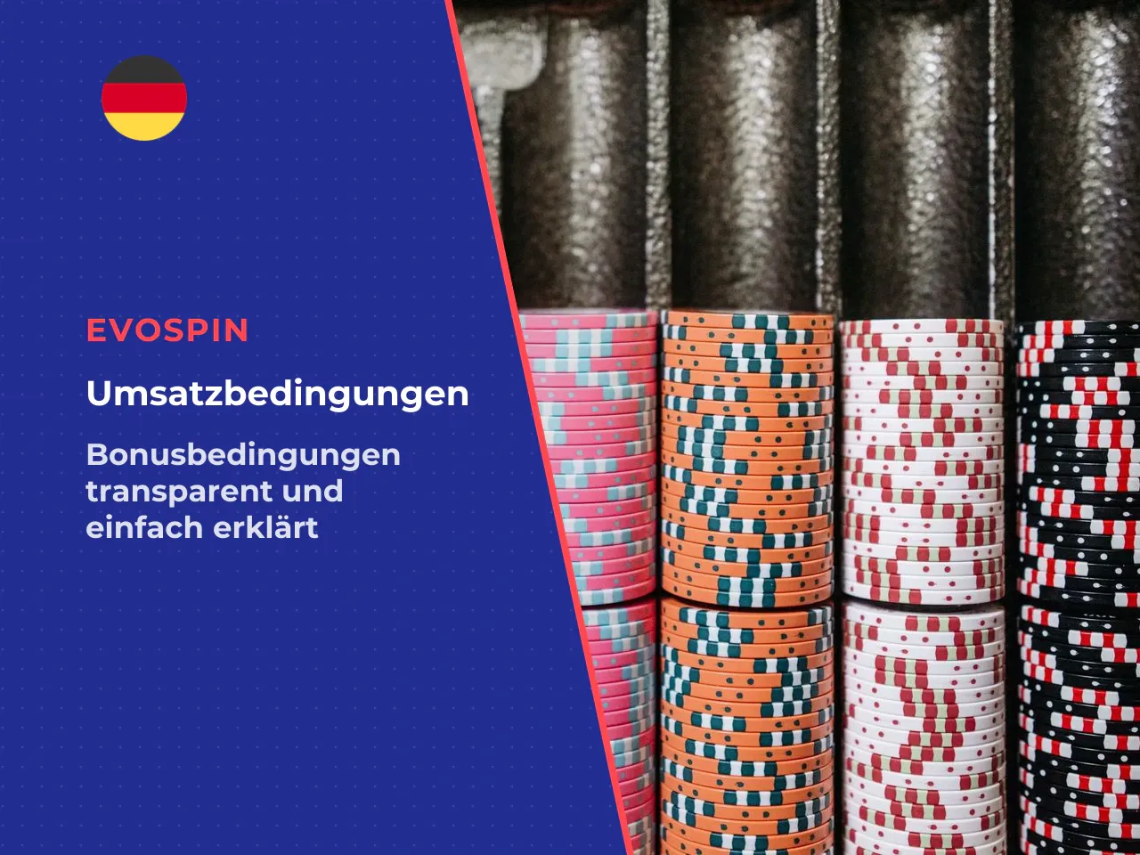 So funktionieren die Umsatzbedingungen. Der Umsatzfaktor