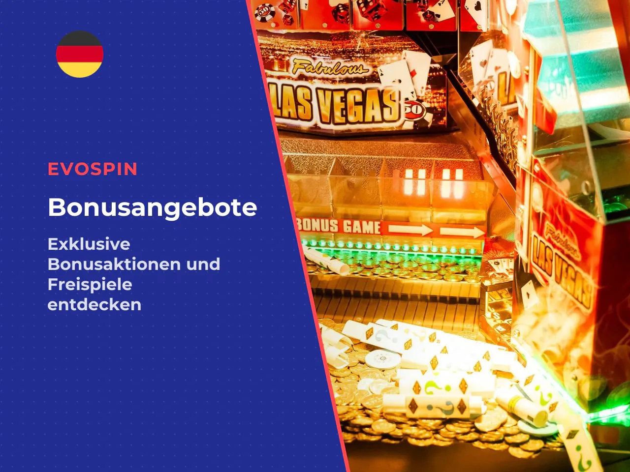 Welche EvoSpin Bonusse und Freispiele verfügbar