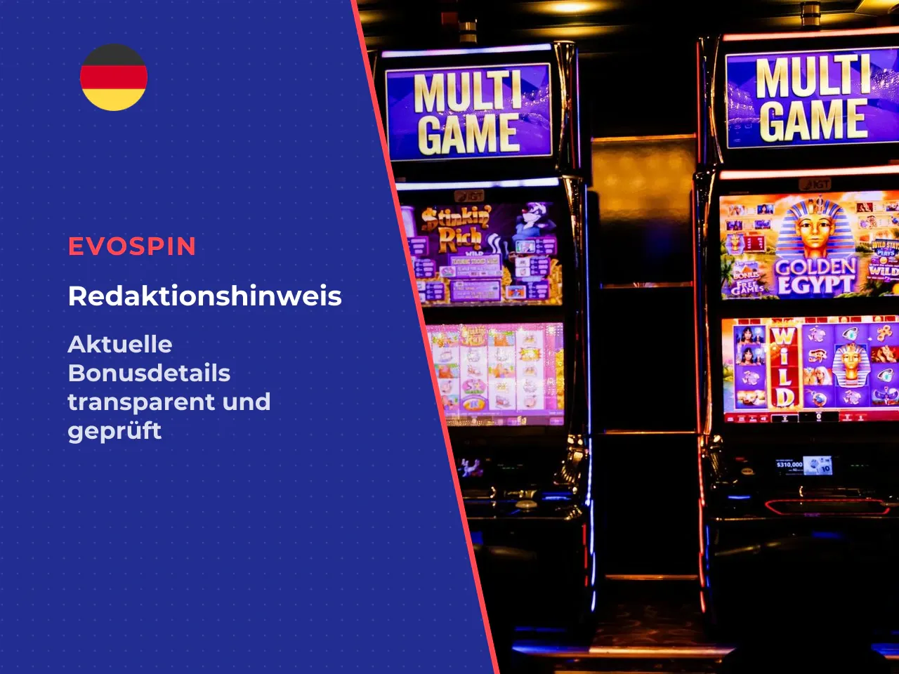 Redaktioneller Hinweis Die Bonusangaben stammen von