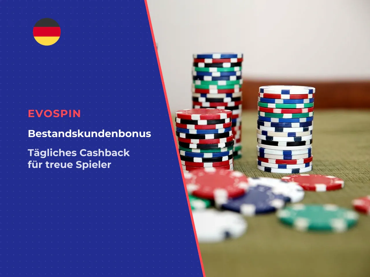4.5 Bestandskundenboni Cashback, Dienstag, Freitag. Tägliches