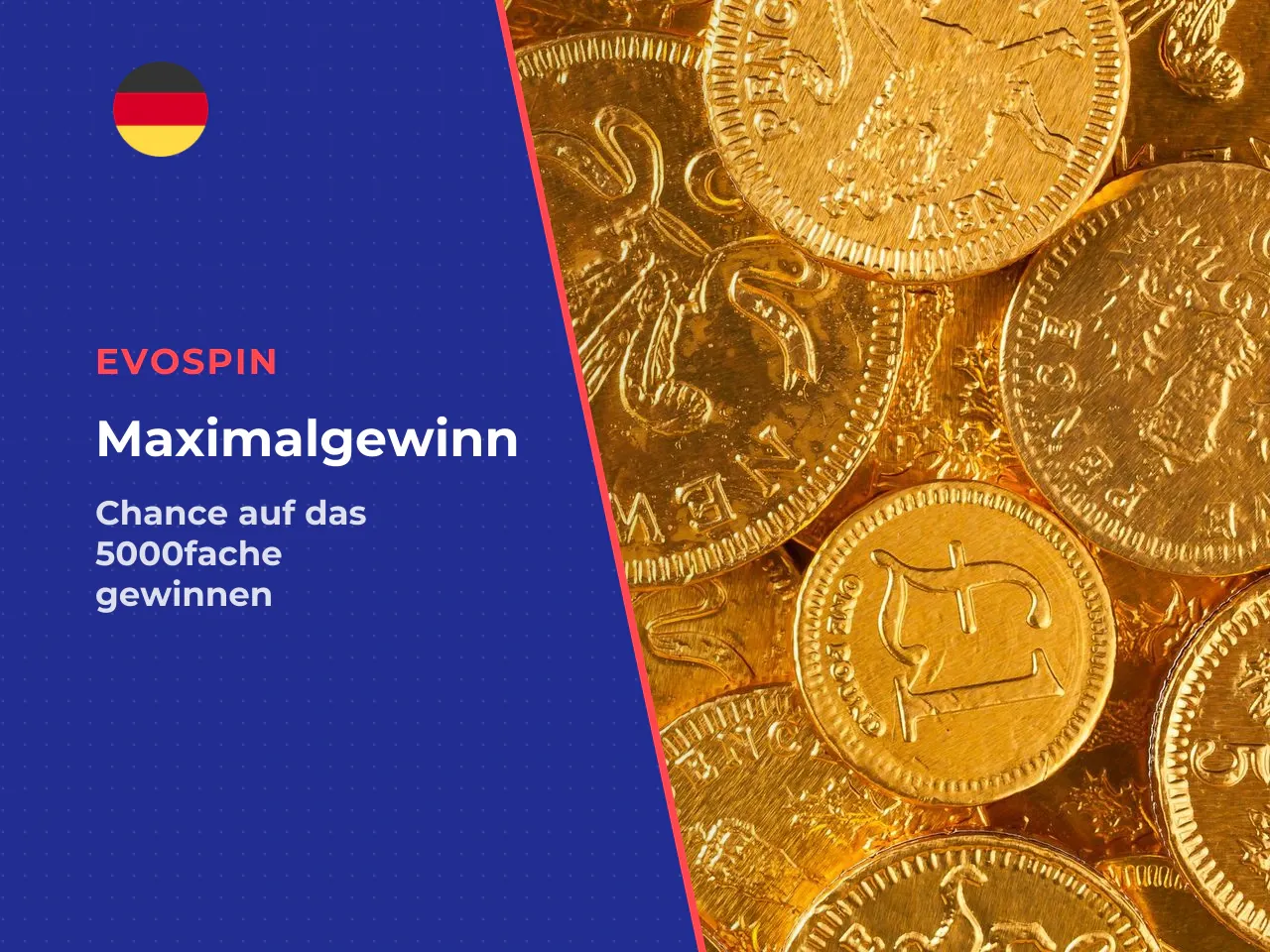 Wahrscheinlichkeit des Maximalgewinns 5.000 . Der