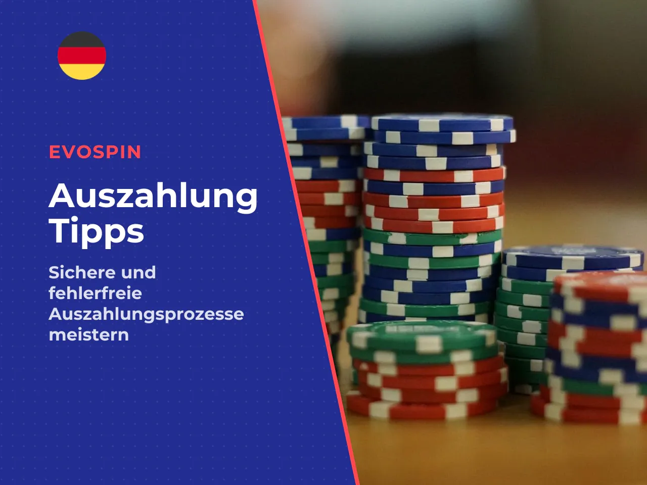 6.2 Auszahlungsmethode und Betrag korrekt auswählen