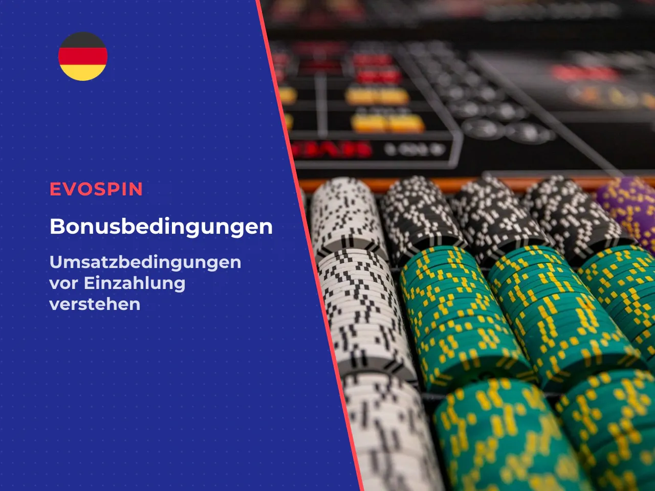 Was vor der ersten Einzahlung zu