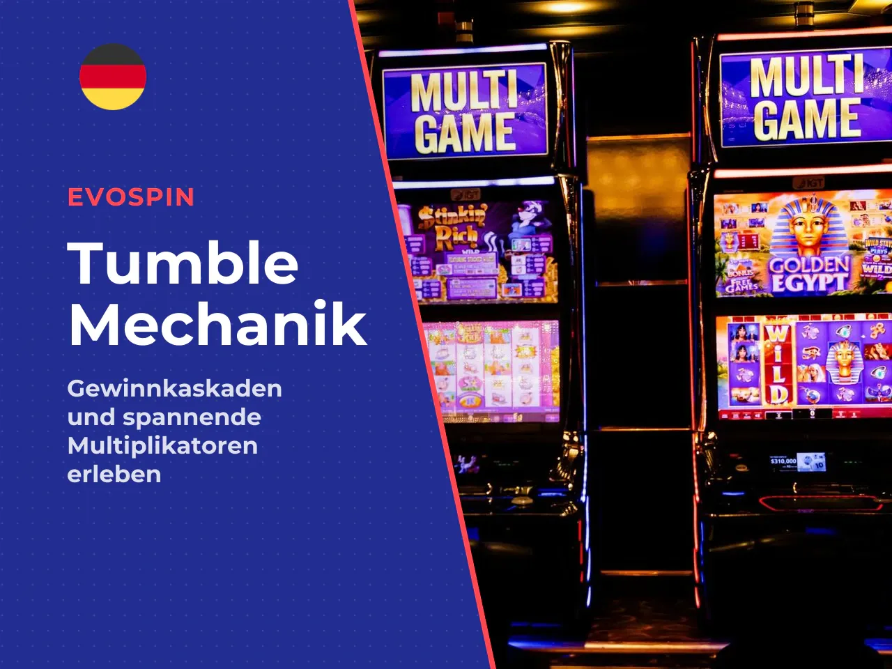 Tumble Feature und Kettenreaktionen. Das Tumble