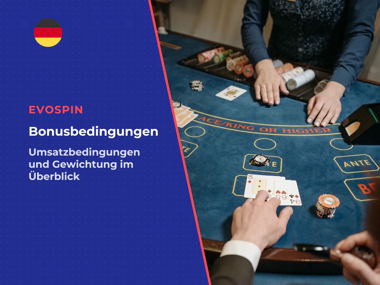 Bonusbedingungen vor der Einzahlung prüfen. Die