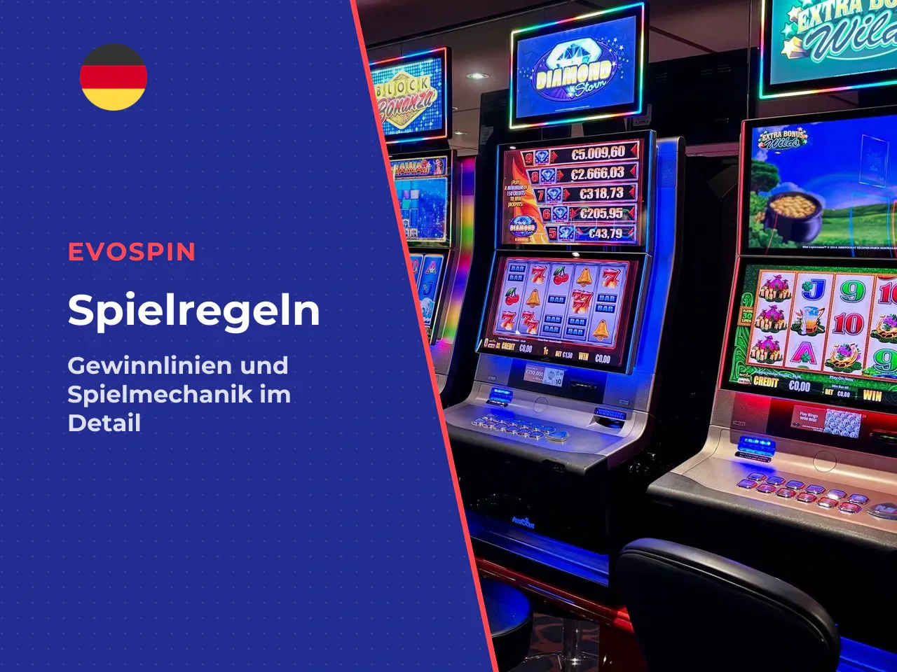 Walzen, Gewinnlinien und Spielablauf. Der Spielablauf