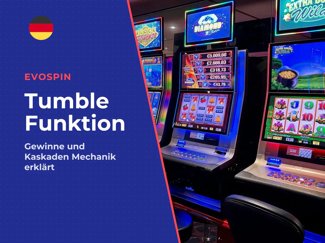Tumble-Feature und Spielverlauf. Das Tumble-Feature, auch
