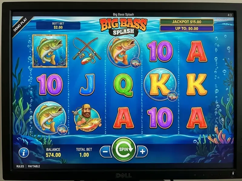big bass splash demo interface übersicht