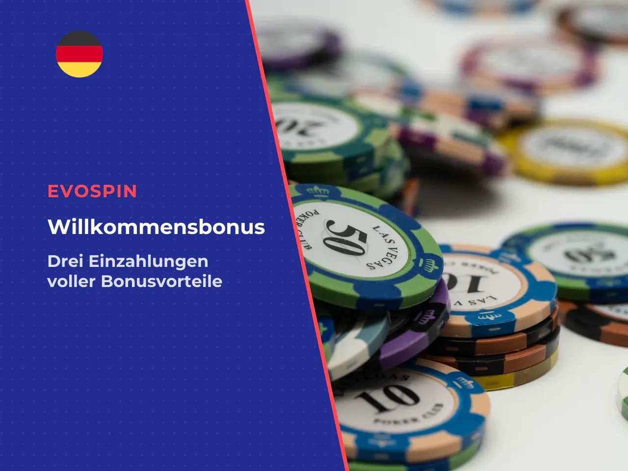 Willkommensbonus-Paket für neue Spieler. Das Willkommensangebot