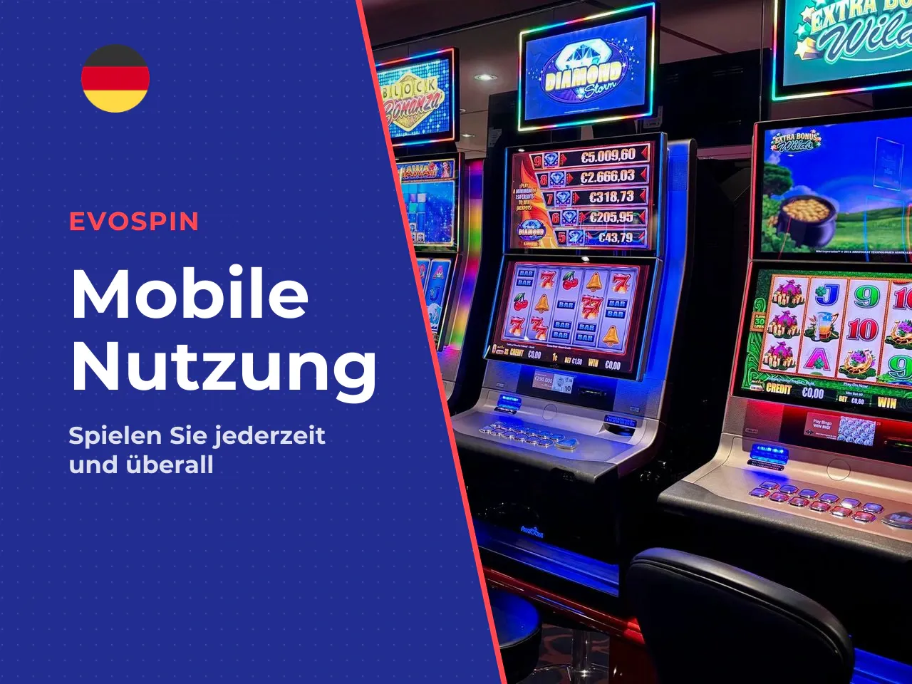8.1 Mobile Nutzung. Der Slot ist